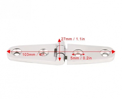 Marine Stainless Steel Strap Hinge