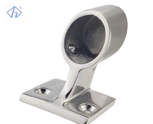 Marine 120 Degree Front-lift Hand Rail Fitting Forward End Rail Stanchion(22/25mm) Boat Handrail Fitting Deck Hardware - Image 3
