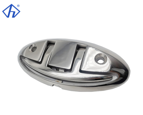 AISI316 Spring-up Thru-bolt Pull Up Folding Cleat (6”/8”) Marine Cleats Deck Hardware - Image 2