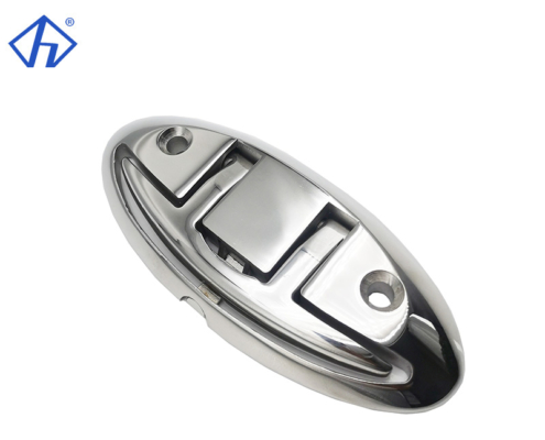 AISI316 Spring-up Thru-bolt Pull Up Folding Cleat (6”/8”) Marine Cleats Deck Hardware - Image 3