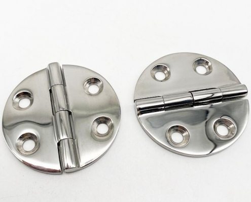 ronund stainless marine hinge