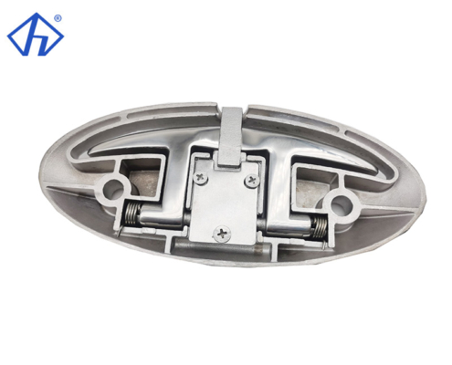 AISI316 Spring-up Thru-bolt Pull Up Folding Cleat (6”/8”) Marine Cleats Deck Hardware - Image 5