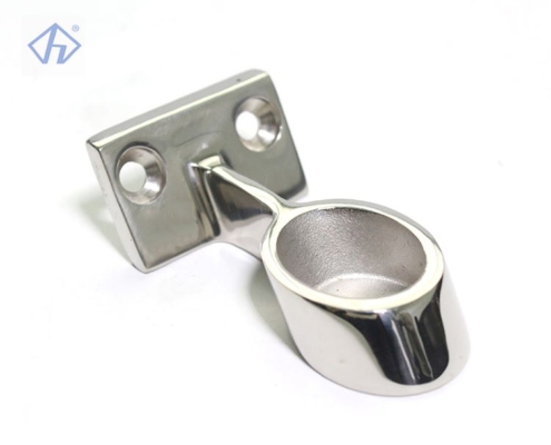 Marine 120 Degree Front-lift Hand Rail Fitting Forward End Rail Stanchion(22/25mm) Boat Handrail Fitting Deck Hardware - Image 5